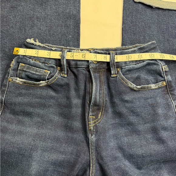 Blue Ankle Cropped Jeans Classic Style - Picture 5 of 7